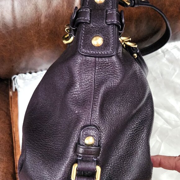 Coach Brooke Hobo Bag - Deep Purple - EUC - Picture 3 of 8